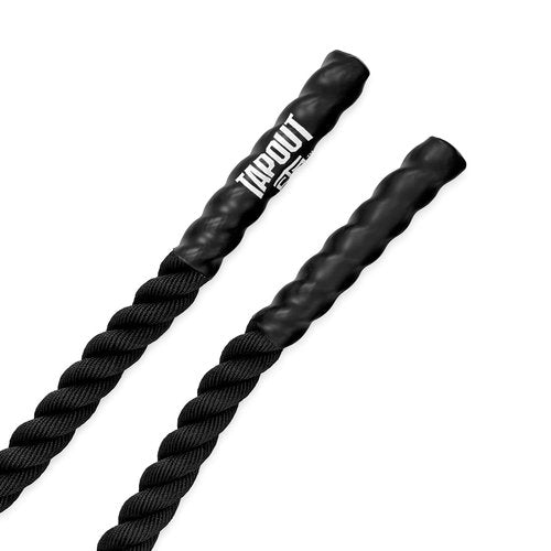 Tapout 30-Foot Battle Rope - Premium Quality, Non-Slip Grip for Intense Cardio & Strength Training