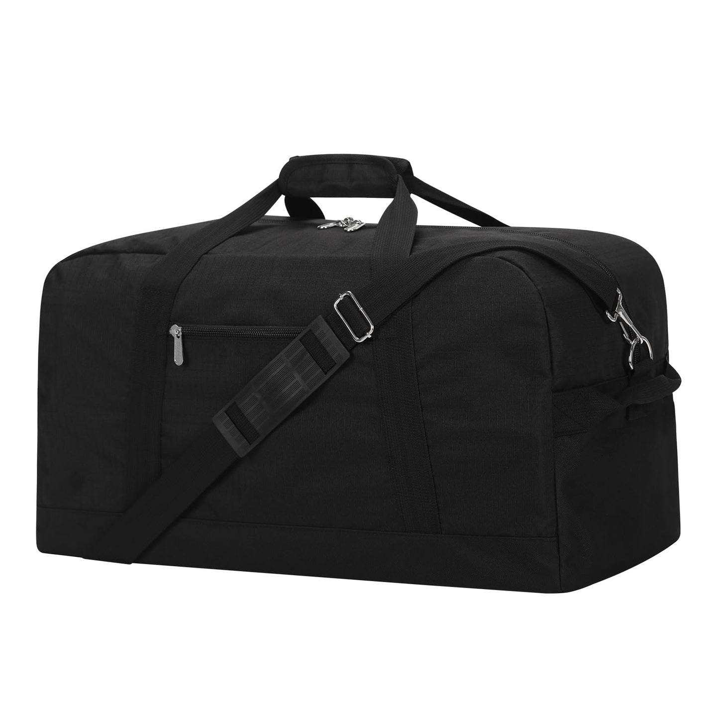 THSOGO 21 inch Gym Bag for Men - 40L Travel Duffel Bag Sport Duffle Bags for Weekend Overnight with Bottom Support (Black）