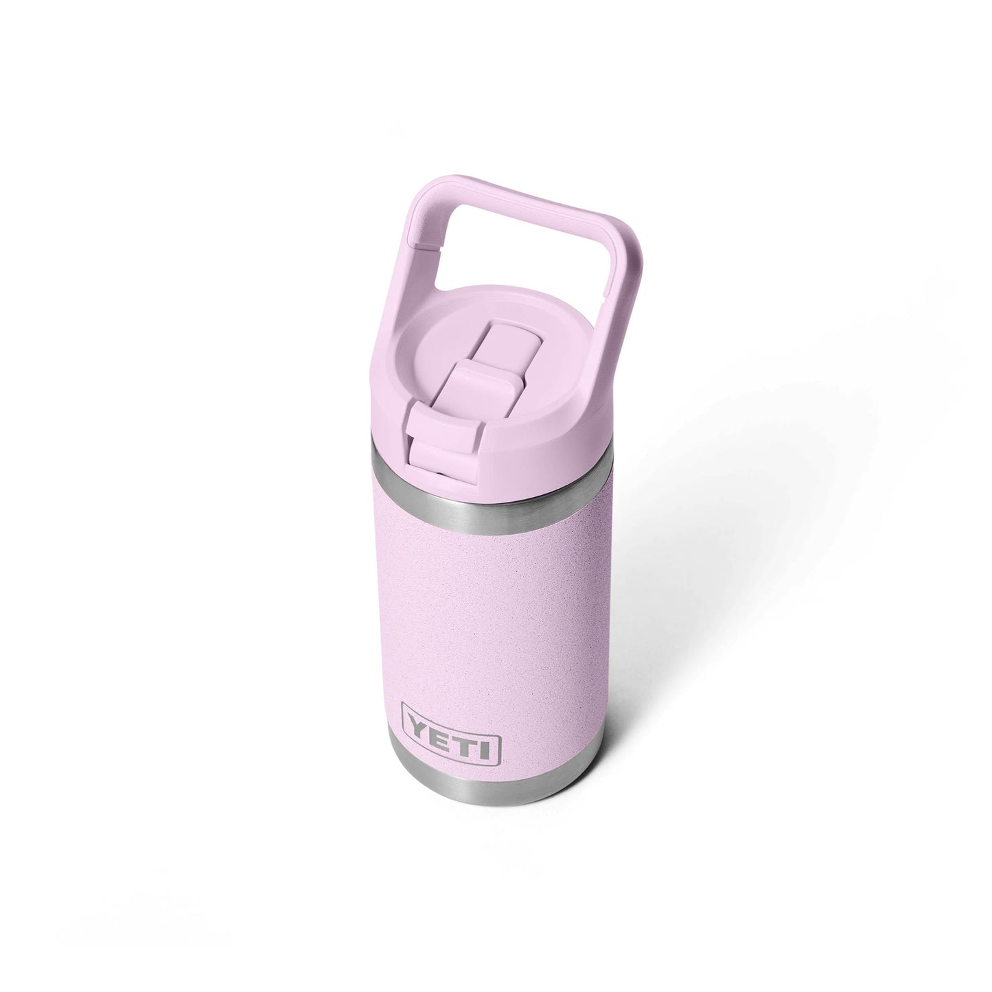 YETI Rambler Jr. 12 oz Kids Bottle, with Straw Cap, Cherry Blossom