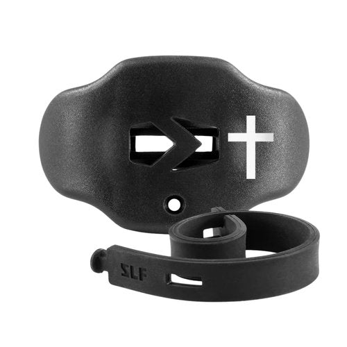 SLEEFS Football Mouth Guard - Youth Mouthguard with Strap - Lip/Teeth Protector Mouthpiece - No Boil - for Youth/Adults, Maximum Air Flow, for All Sports - Cross (Cross Black)