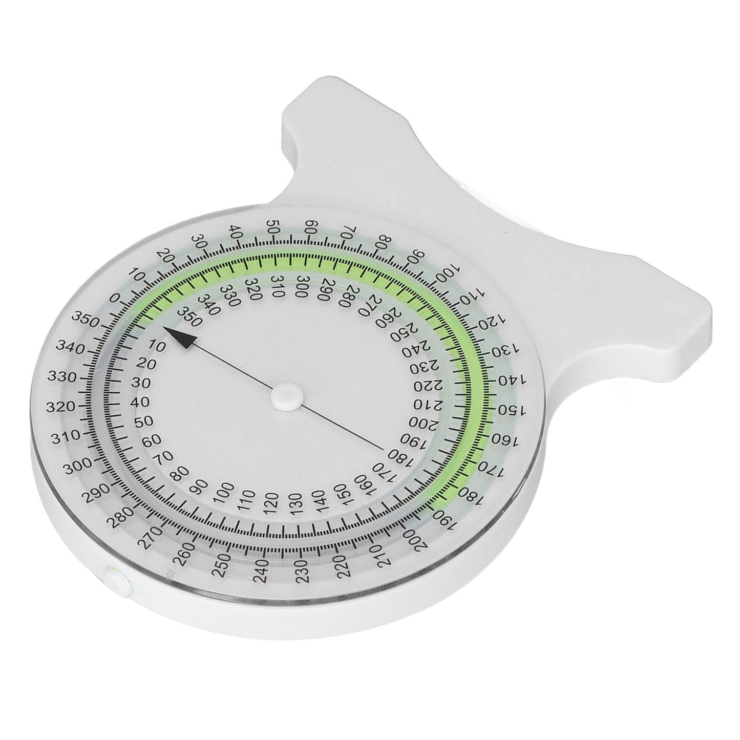 Inclinometer, Clinometer Inclinometer Gauge for Physical Goniometer Physical Non Leak Bubble Accurate Measurements Bubble Inclinometer for Students Professionals (Green)