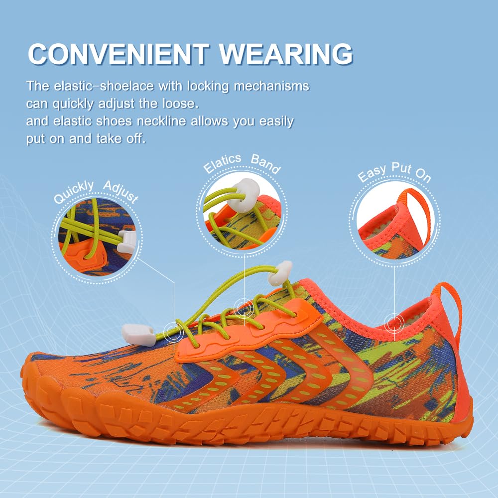 Water Shoes for Women Men Barefoot Shoes Mens Womens Beach Swim Shoes Quick-Dry Aqua River Pool