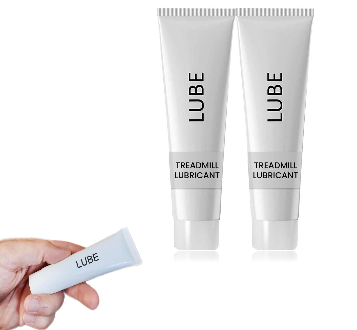 Spirit Sole Treadmill Lubricant Tube of Tread Belt Deck Lube 100% Silicone Lubricant Oil Maintenance Lubricant p/n N020001 - Set of 2