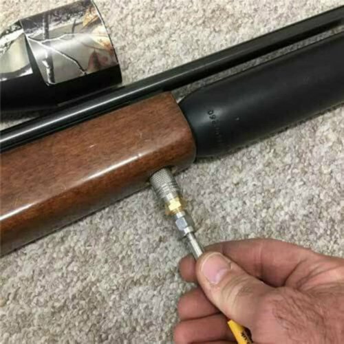 Manloney LLC Paintball Airsoft Fill Whip Hose 4500psi PCP Fill ing & Charging System with Foster Quick-Detach Hose Assembly (24 inches Length/Female DN2 Charging System)