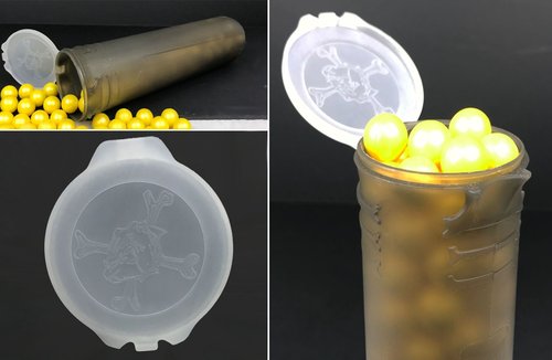 Maddog 150 Round Bones Paintball Pod - Smoke - 6 Pack