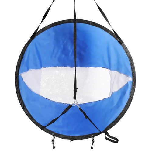 Xnferty Downwind Wind Sail Kit Foldable Transparent Window Canoe Sail Kayak Wind Sail Kayak Paddle Board Accessories,Easy Setup & Deploys Quickly,Compact & Portable, 108 cm