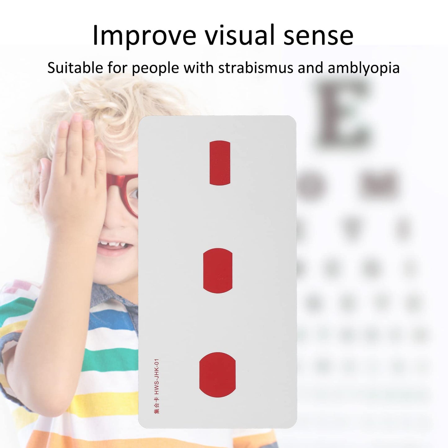 2pcs Strabismus Correction Cards, Amblyopia Training Cards