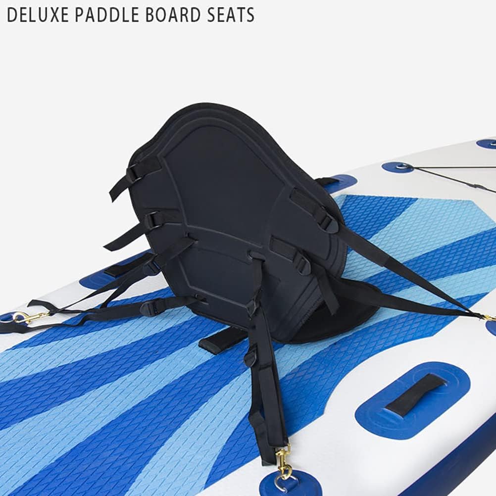 Kayak Seat Universal Padded Canoe Seat with High Back Support,Adjustable Straps & Detachable Storage Bag,Comfortable Backrest for Fishing Boats,Paddleboards,Kayaks & SUPs (Green)