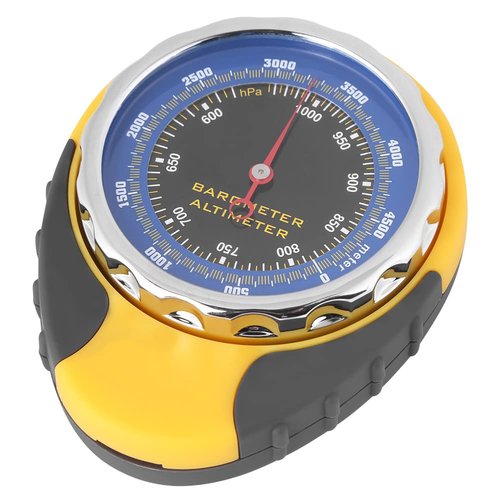 Nikou 4 in 1 Digital Mini Compass Altimeter Thermometer Barometer for Outdoor Camping