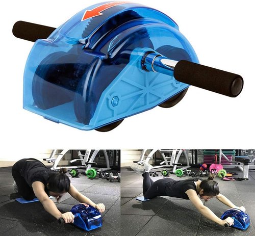 YtotY Ab Roller for Abs Workout - Abdominal Exercise Rollers with 4 Wheels, Muscle Exerciser for Women & Men