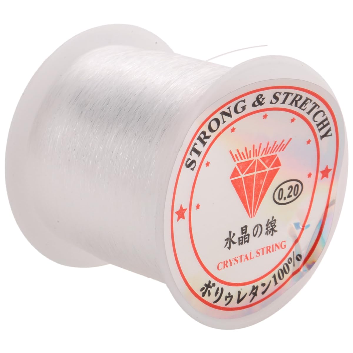 0.2mm Diameter Clear Nylon Fish Fishing Line Spool Beading String