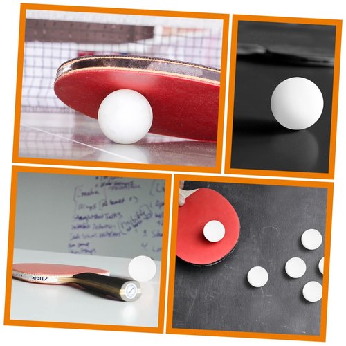 Abaodam 50pcs High Bounce Table Tennis Balls Durable Pong Training Balls for Parties Classroom and for Teaching and Reward Activities