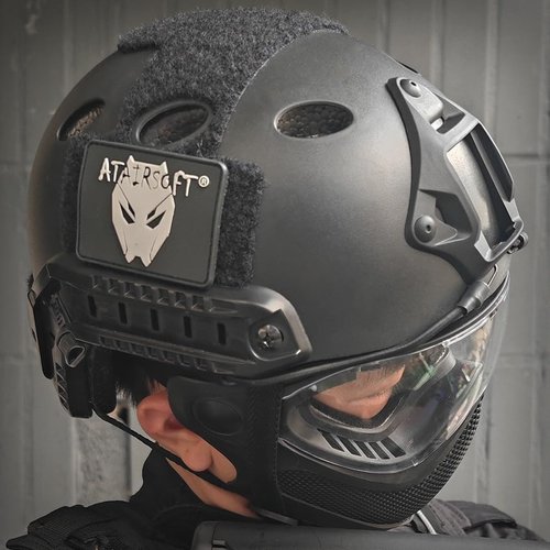 ATAIRSOFT PJ Type Tactical Paintball Airsoft Fast Helmet Black