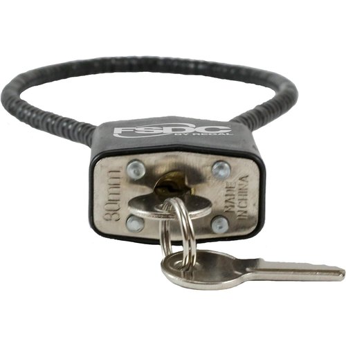 FSDC (Firearm Safety Devices - FSDC-CL1020RKD 15" Gun Cable Lock with 2 Keys - California DOJ Approved Lock - Scratch-Resistant Plastic Body & Cable Cover