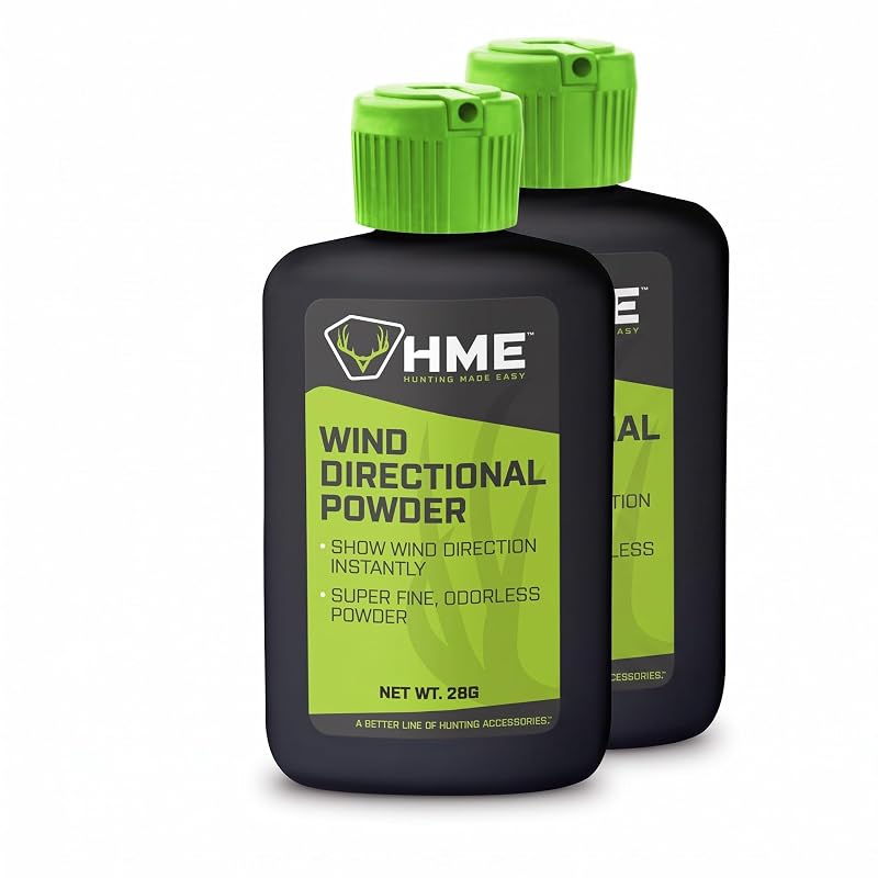 Wind Indicator, Portable Wind Direction Powder — 28g Capacity, Pack of 2 (Variation: One Size)