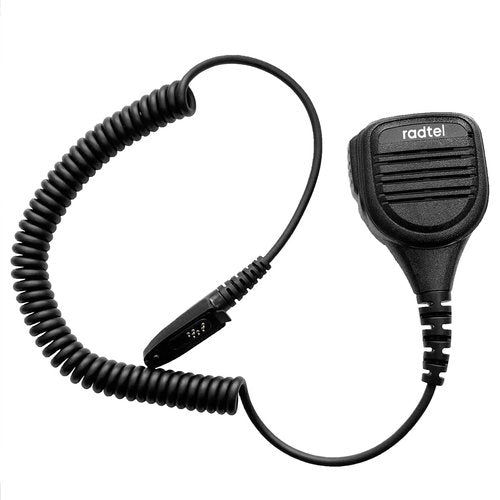 radtel Heavy Duty Waterproof Speaker Mic for RT-880 RT-880G IRadio UV-98 Plus Radios, Noise-Cancelling Walkie Talkie Microphone with 3.5mm Jack, Durable Shoulder PTT Mic for Outdoor Use