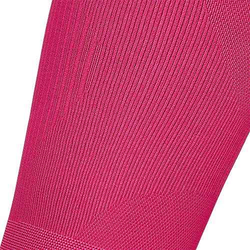 Bauerfeind Ski Ultralight Compression Socks for Skiing, Snowboarding & Winter Sports - Ultra-thin Material - Comfortable Fit for Maximum Performance (Womens, Pink, 9.5-11, XL)