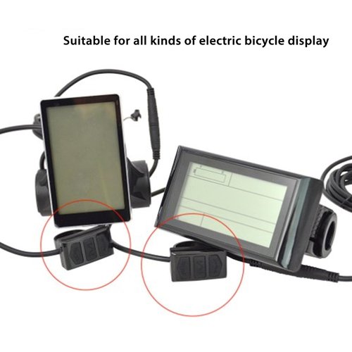 Electric Bike Display Switch Slip Robust ABS Material Control Button Sensitive Ergonomic for Enhanced Riding Experience