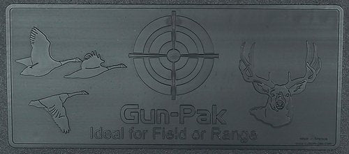 Pak Gun 13-inch Hard Gun Case for Pistols – Weather-Resistant HDPE Shell – Lockable Tabs – Protective Foam – 13.5 x 10 x 3.5 in – Made in USA