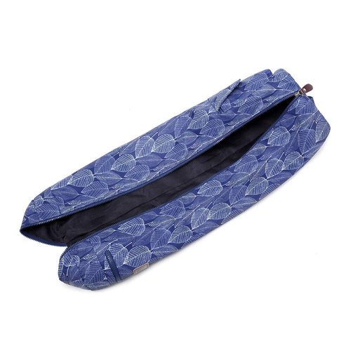 FREMOUS Yoga Mat Bag,Full-zip Exercise Yoga Mat Carrier Bag - Double Storage Pocket,Easy Access Zipper, Adjustable Shoulder Strap and Handle,Fits Most Mats(line)