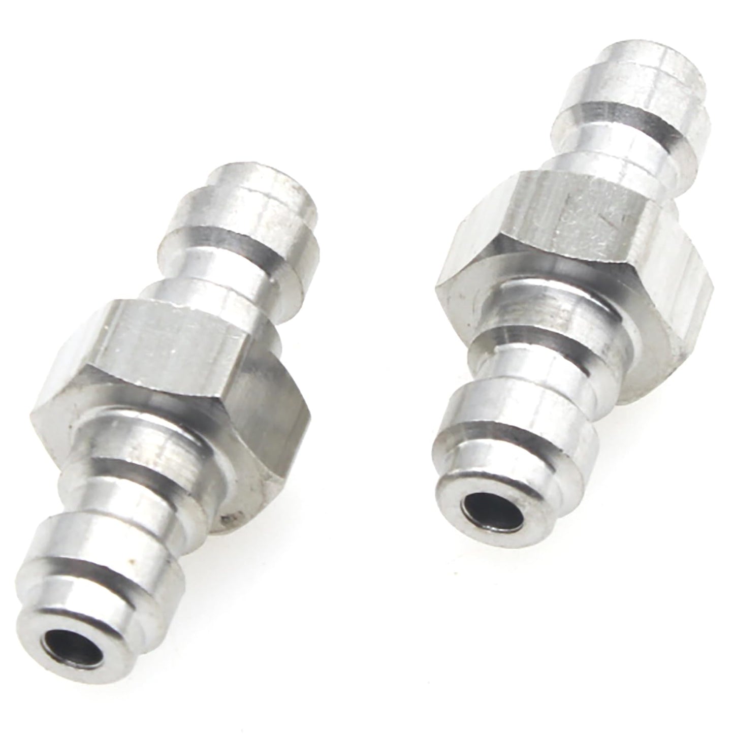 OZXNO 2 Pcs Universal 8mm Stainless Steel Male to Male Quick-Disconnect Coupling Adaptor for PCP Paintball Airsoft Air Gun Tool