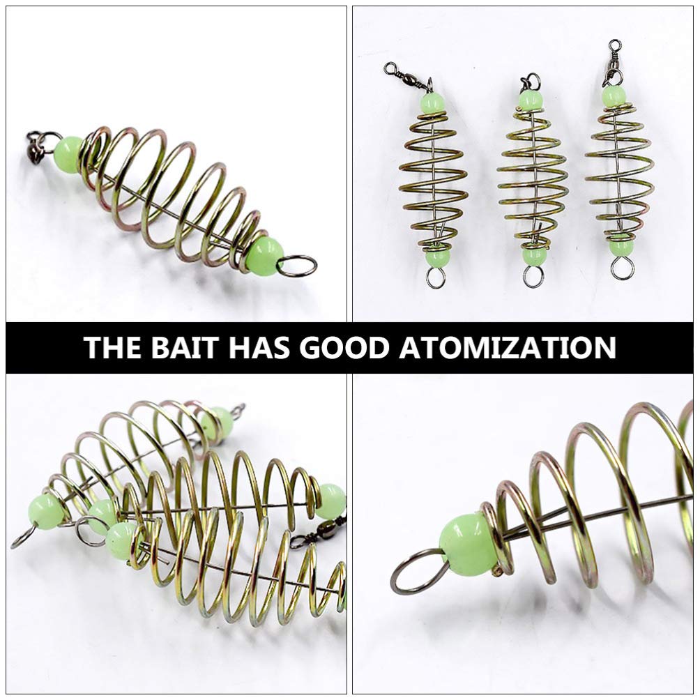24Pcs Fishing Bait Trap Cage Feeder Basket Holder Coarse Lure Feeder Carp Lure Fish Accessories