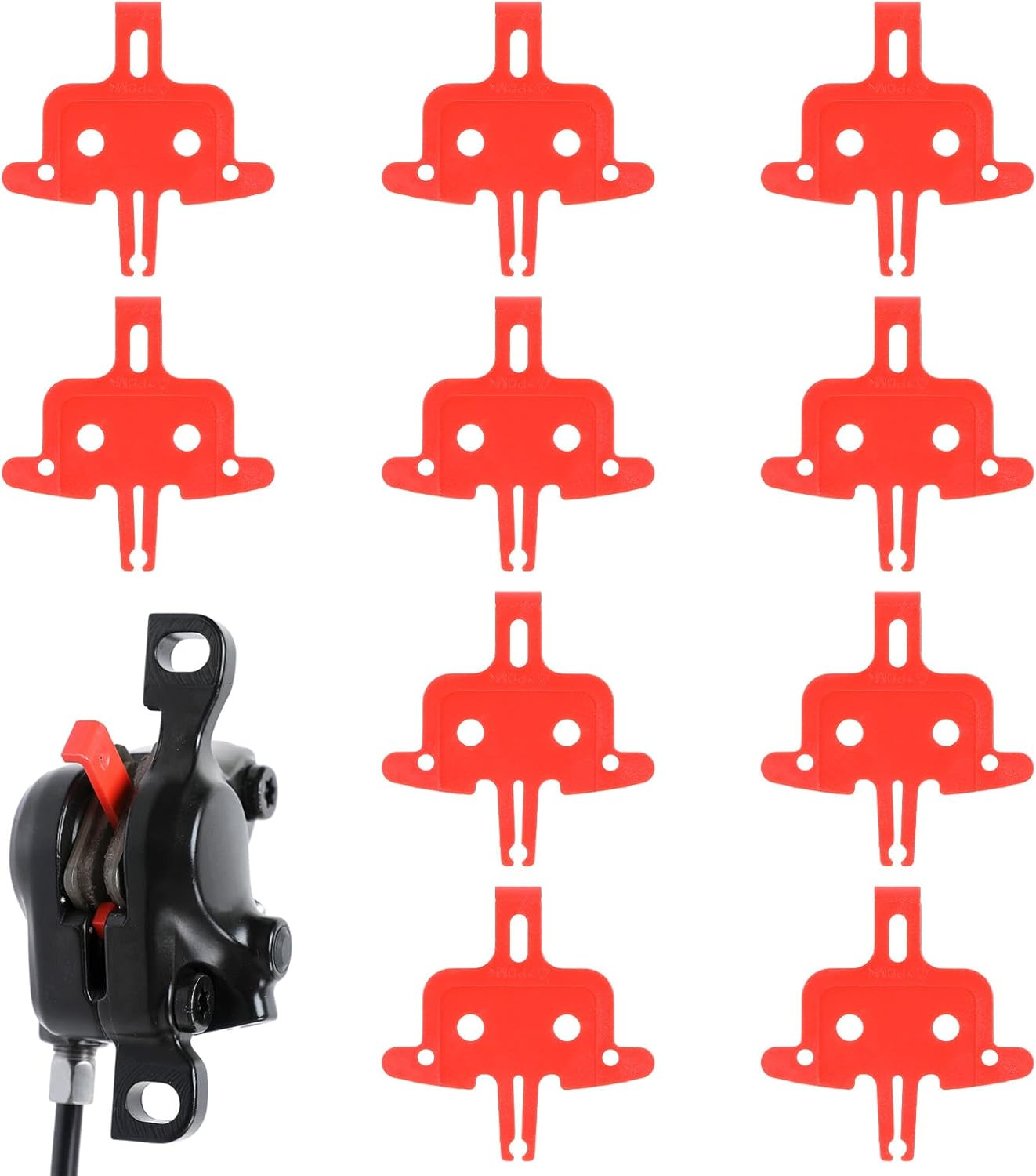 10 Pcs Bicycle Brake Pads Spacer Bicycle Hydraulic Disc Bike Brake Pad Spreader Insert Repair Tools for MTB Road Bike