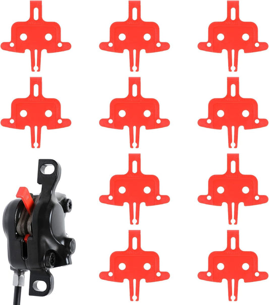 10 Pcs Bicycle Brake Pads Spacer Bicycle Hydraulic Disc Bike Brake Pad Spreader Insert Repair Tools for MTB Road Bike