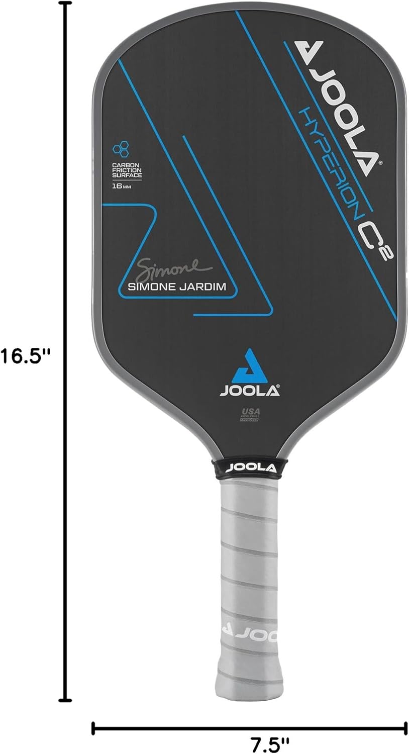 JOOLA Professional Pickleball Paddles – Charged Surface Technology for Power & Feel – Select Perseus or Hyperion Shape – Fully Encased Carbon Fiber – USAP Approved – Well Balanced w/Pop & Control