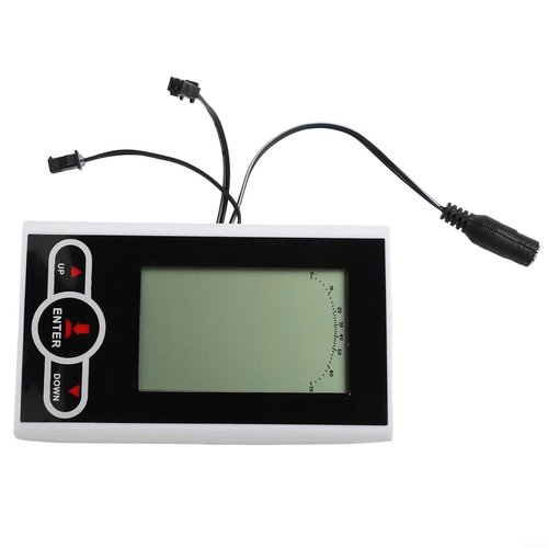 Exercise Bike Monitor, Exercise Bike Computer Indoor Monitor, Stationary Bicycle Monitor Speedometer with Heart Rate Sensor Measures Distance, Time, Speed, Calories