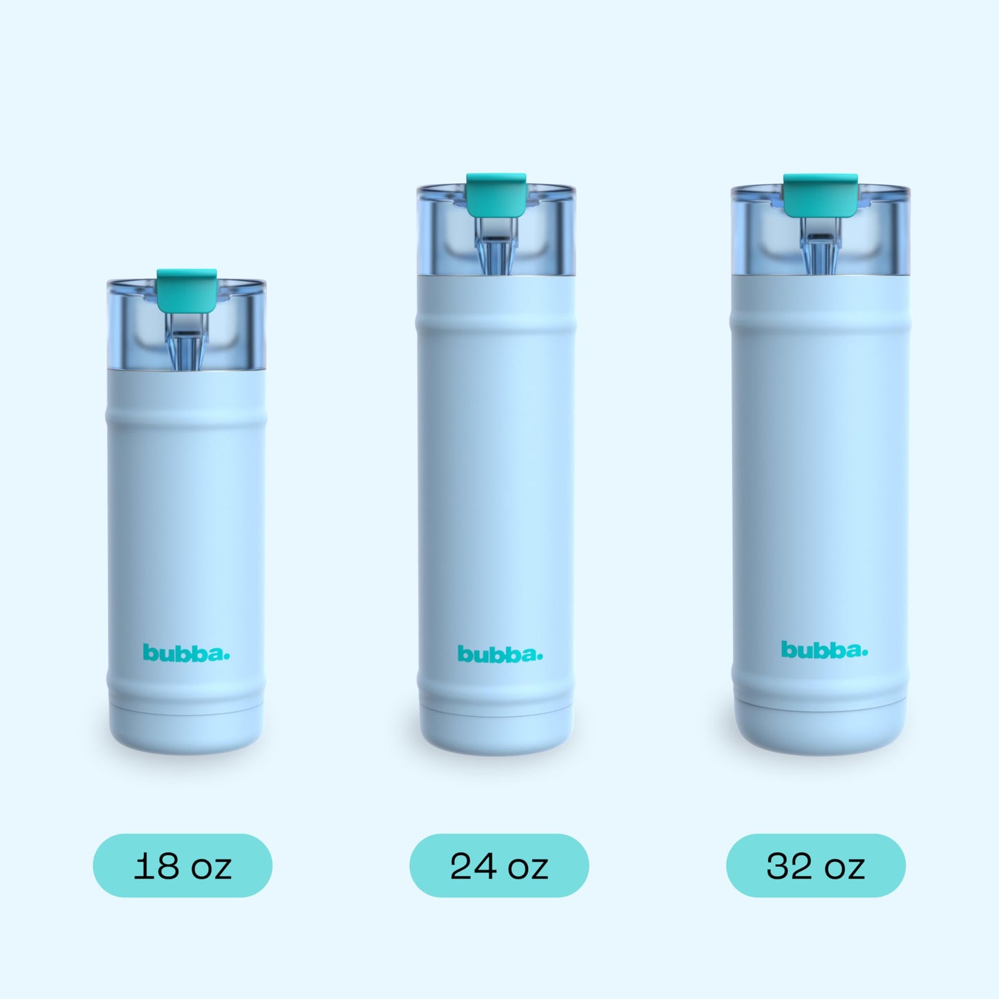 bubba 32 oz Dualsip Insulated Stainless Steel Water Bottle with Straw - Reusable, Leakproof, Lightweight, Dishwasher Safe, Lead-Free and BPA-Free, Daydreamin'