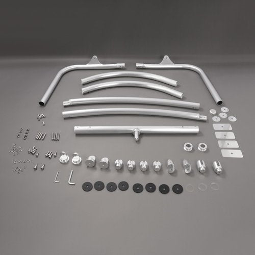 WUTIST Universal Durable Wakeboard Tower Fit for Most Boats from 62"-103" Wide Silvery Aluminium Boat Wake Tower Polishing&Oxidation