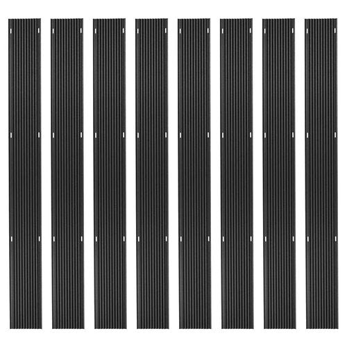 Black Ice Snowmobile Trailer Ski Guides 5â€™ Carbide Glide Protector 8 Pack for 40â€™ Total SKI-G60-8 for Trailers or Truck Beds