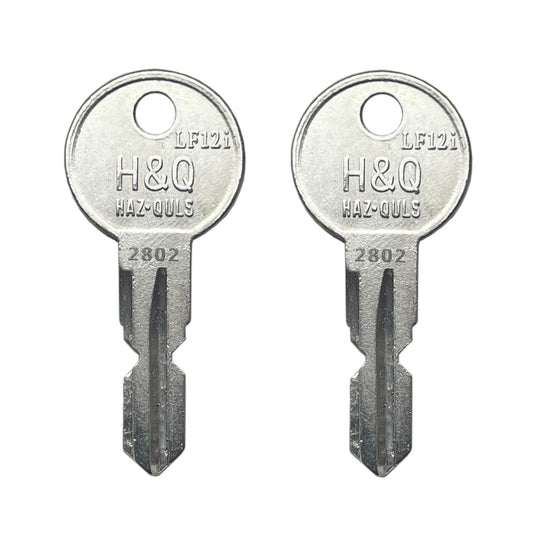 KeyPower Keys (2) for Sears X-Cargo Roof Rack Key Karrite Ski Bike xcargo Carrier Skyline Sportrack XL (2808)