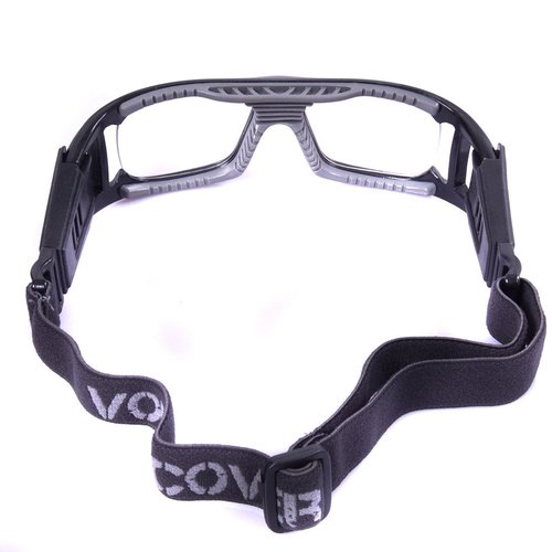 VOLOCOVER（TM Protective Sports Goggles Glasses for Basketball Football Volleyball Squash Hockey (Black)