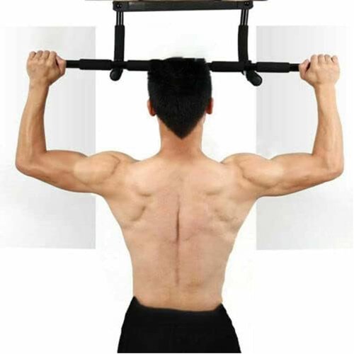Heavy Duty Pull Up Bar for Doorway–No Screws, Multiple Grip Chin Up Bar for Home Gym Multi-Function for Push-Ups,Sit-Ups