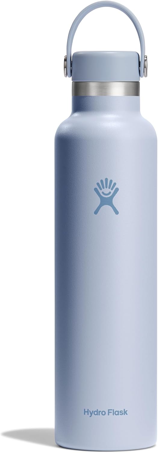 Hydro Flask Water Bottle - Insulated Stainless Steel - Non Spill, Leakproof in 24 Oz White