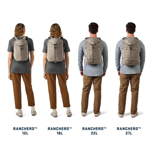 YETI Ranchero Backpack 12L, All-Day Utility Pack, Structured and Durable, Black