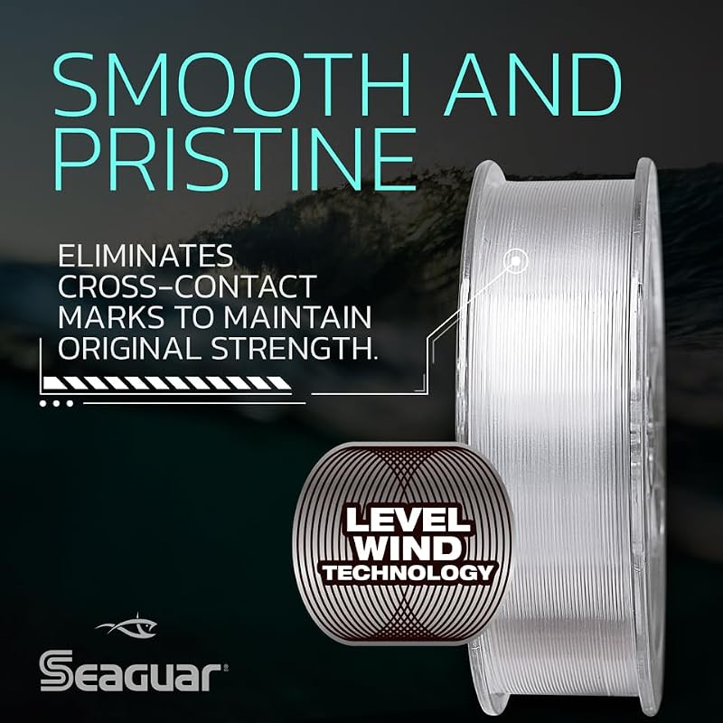 Seaguar Fluoro Premier Saltwater Fishing Line Shock Leader 30lb 50yds Clear