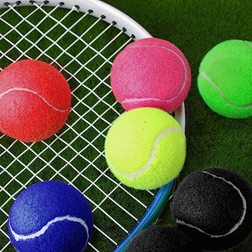 Colored Tennis Balls for Practice and Pet Play – 48 Pack