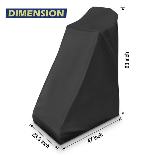 Guisong Inversion Table Protective Cover with Zipper, Waterproof& Dustproof Cover for Inversion Chair and Inverter Tables,Inverter Machine Covers Fit Most Inversion Table-Indoor or Outdoor