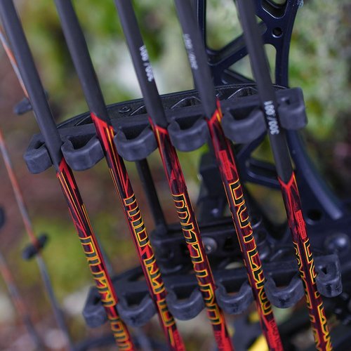 LimbSaver Silent Quiver for Bow Hunting, One Piece, Carbon Black, 5 arrow