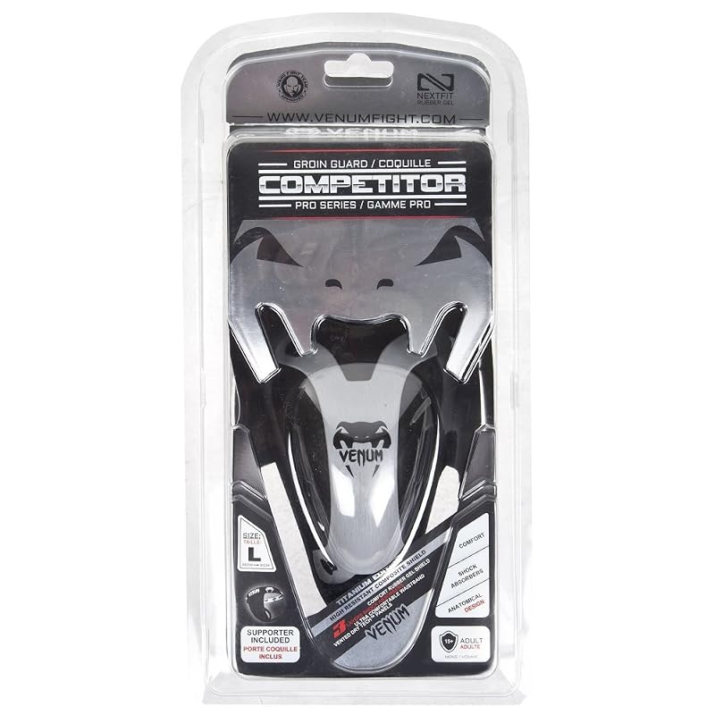 Venum Competitor Groinguard - Medium, Black/Grey