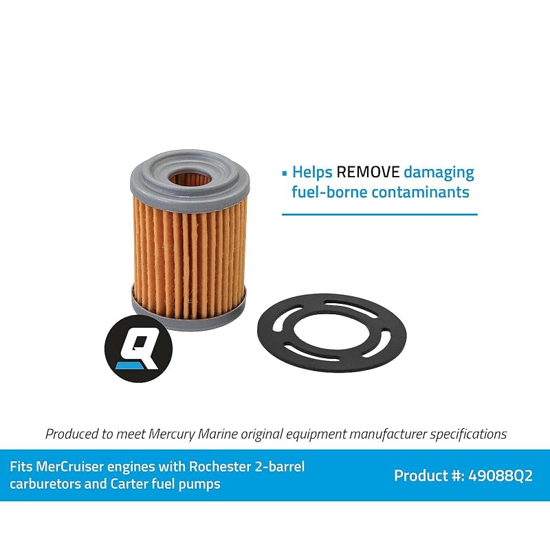 Quicksilver Fuel Filter 49088Q2 for MerCruiser 4-6 Cylinder Engines