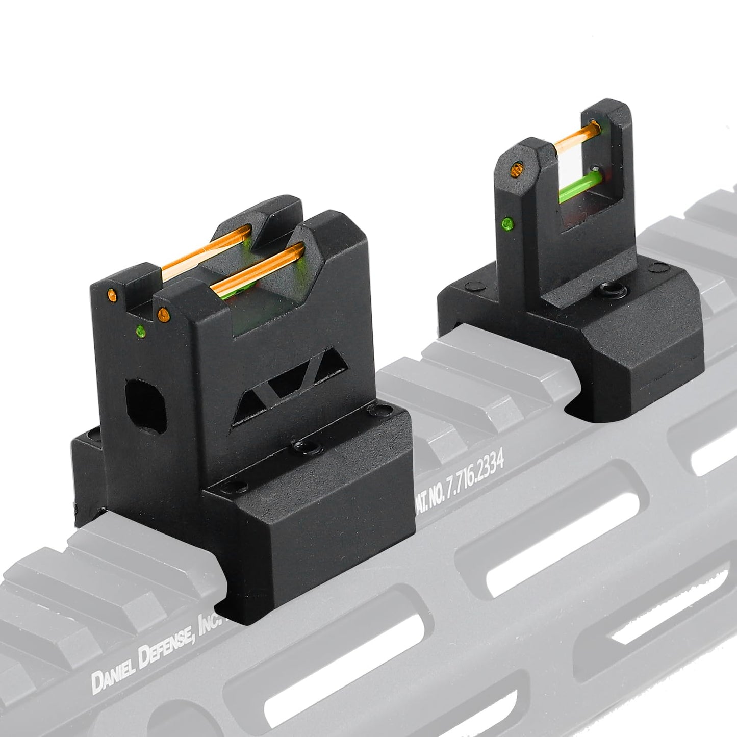 ZBULAR ZR-L3 Multiple Aiming Methods Fiber Optic Front and Rear Sight Fiber Optic Sights