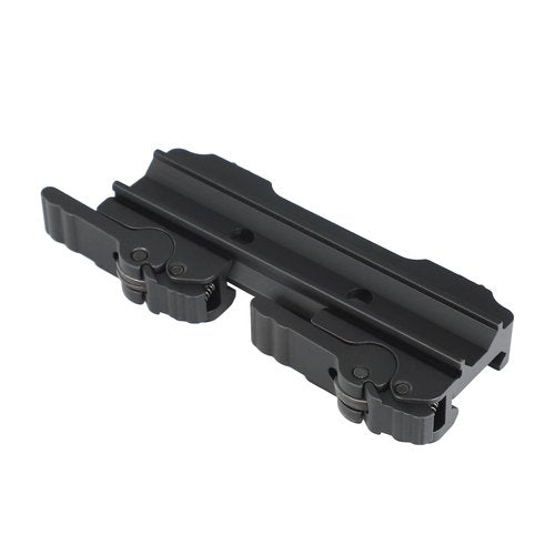 AWETHE Tactical Quick Release Scope Mount, Optical Sight Plate Base Mount, for ACOG Fiber Optics Scope