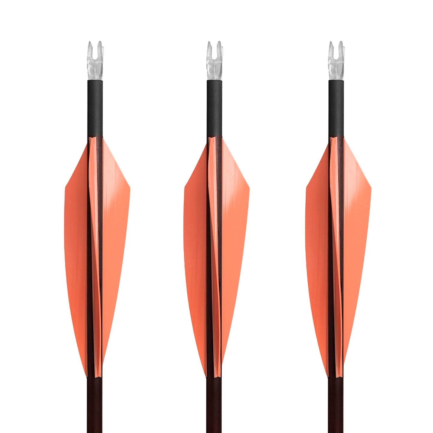 TAC Vanes 3.75" Driver Arrow Vanes | Archery Fletching for Compound & Crossbow | Durable, Lightweight, High Accuracy, Orange 36 Pack