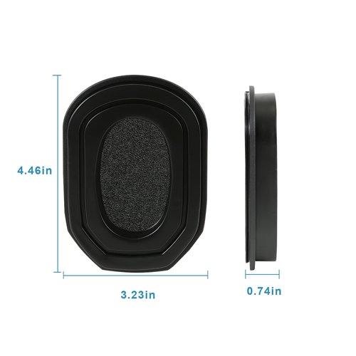 Gel Ear Pads for Walker's Razor Earmuffs Gel Seals Gel Ear Cushions Earcups Replacement Ear Pad for Shooting Ear Protection with Sealed Bottom Shell
