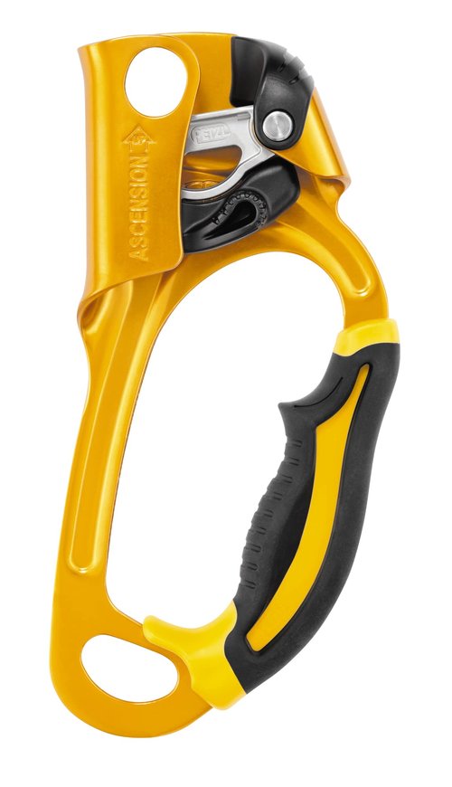 Petzl Ascension Ascender - Ergonomic Handled Rope Ascender for Climbing and Rigging - Right