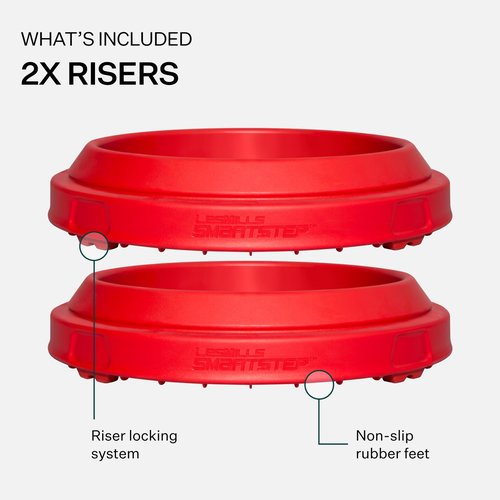 Les Mills™ Two Risers for Use with Les Mills™ SMARTSTEP™ Dual Purpose Cardio and Strength Platform System